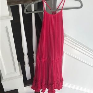 Halston heritage round neck dress